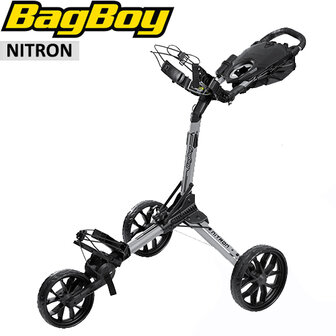 BagBoy Nitron Golftrolley, zilver