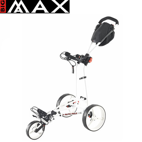 Big Max Autofold X Golftrolley, wit