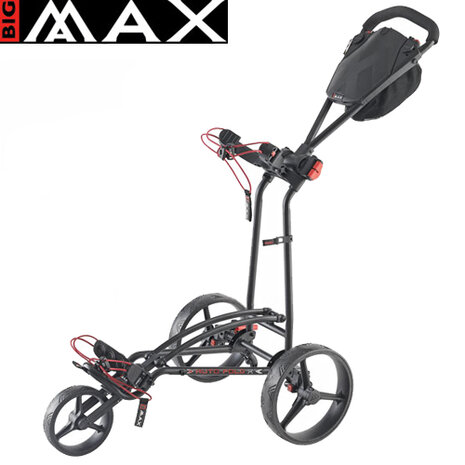 Big Max Autofold X Golftrolley, zwart